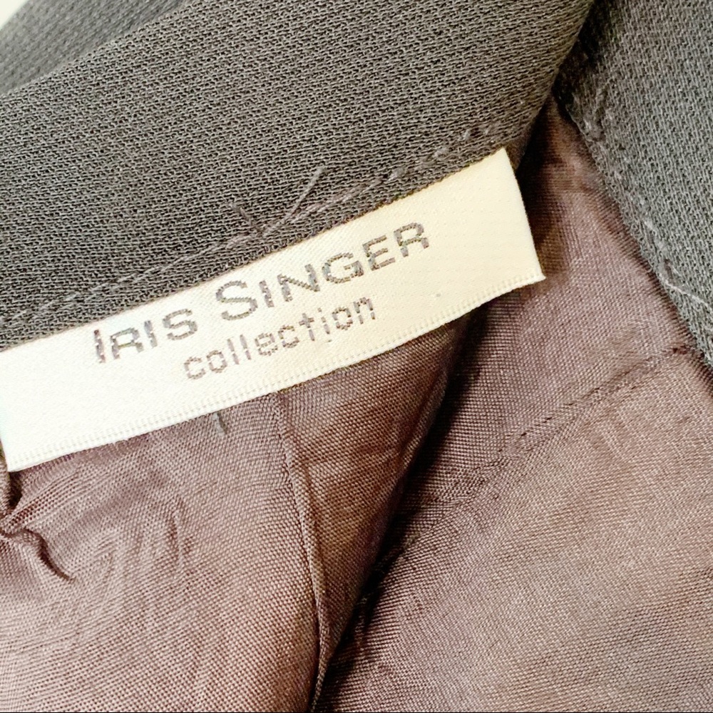 Iris singer skirt double split little black skirt - Picture 6 of 10
